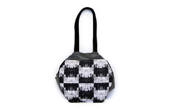 Harriett Chapman Designs-Medium Check Leather Handbag