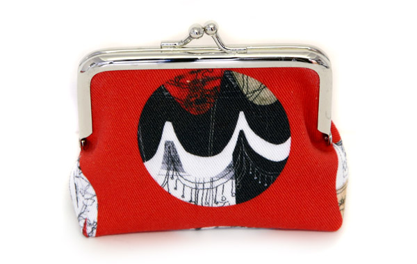 Harriett Chapman Designs-Red Spotted Small Purse